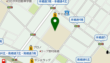 南郷小学校の地図画像
