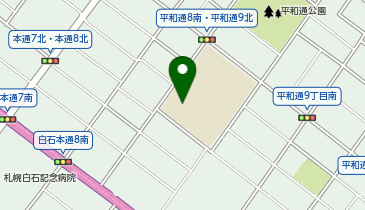 本通小学校の地図画像