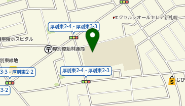 小野幌小学校の地図画像