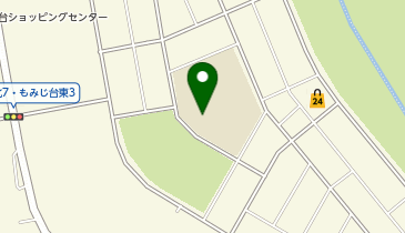 もみじの丘小学校の地図画像