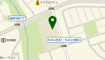 もみじ台中学校の地図画像