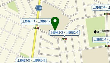 上野幌中学校の地図画像