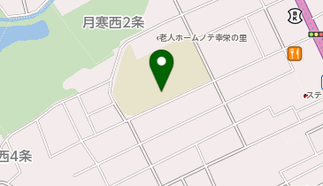 月寒小学校の地図画像