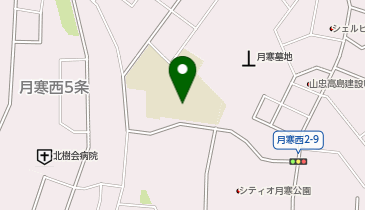 南月寒小学校の地図画像