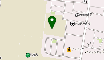西岡北小学校の地図画像