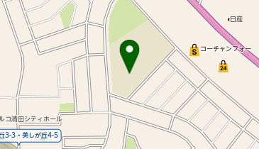 美しが丘小学校の地図画像