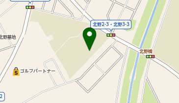 北野中学校の地図画像