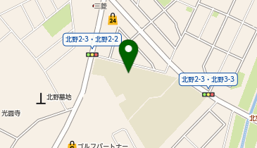 北野平小学校の地図画像