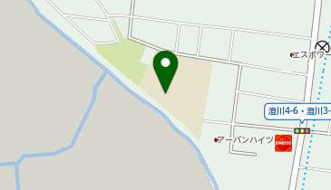 澄川西小学校の地図画像