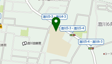 澄川小学校の地図画像