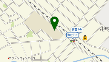 富丘小学校の地図画像