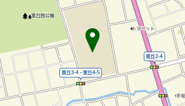 手稲中学校の地図画像