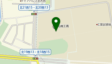 札幌工業高校の地図画像