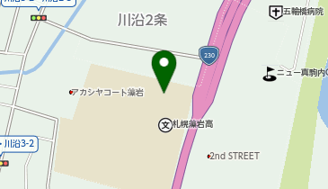 札幌藻岩高校の地図画像