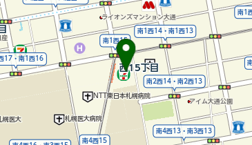サービス付き高齢者向け住宅「ウィステリア南1条」の地図画像