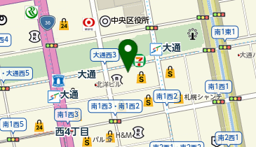 ほくほく札幌ビルの地図画像