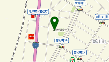 総合福祉センターの地図画像