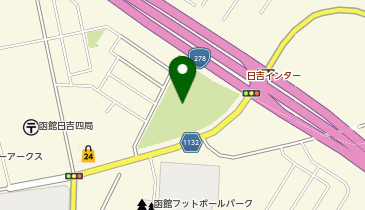 日吉公園の地図画像