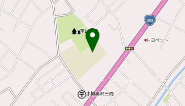 奥沢小学校の地図画像