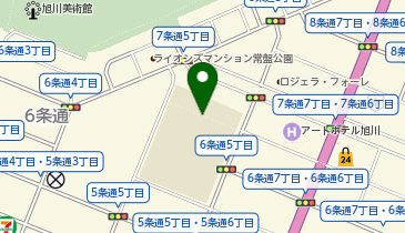 旭川市立日章小学校の地図画像