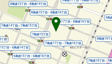 旧旭川市立北都中学校の地図画像
