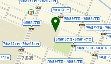 旭川市立知新小学校の地図画像
