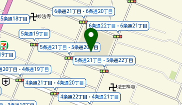 旭川市立朝日小学校の地図画像