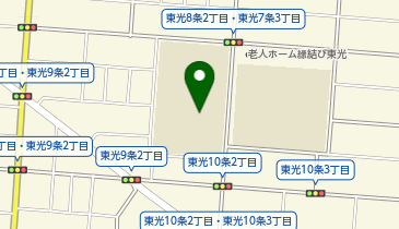 旭川市立東光中学校の地図画像