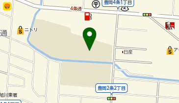 旭川市立東町小学校の地図画像