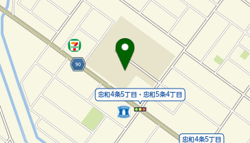 旭川市立忠和小学校の地図画像