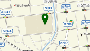 帯広小学校の地図画像