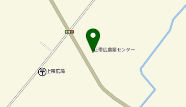 上帯広農業センターの地図画像
