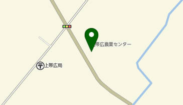 上帯広農業センター 敷地の地図画像