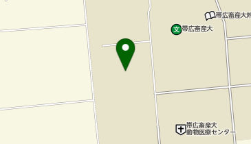 国立大学法人北海道国立大学機構帯広畜産大学ラグビー場の地図画像