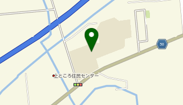 上常呂小学校の地図画像