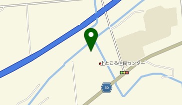 上ところ地区市民トレーニングセンターの地図画像