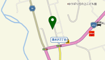 清水沢生活館の地図画像