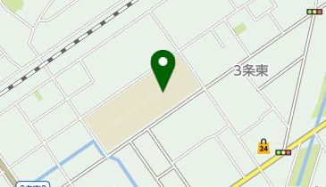 岩見沢小学校の地図画像