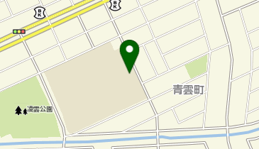 凌雲中学校の地図画像