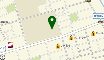 光洋中学校の地図画像