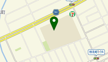 啓北中学校の地図画像