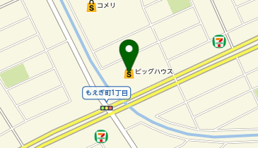 ビッグハウス明徳店の地図画像