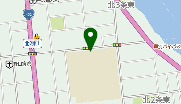 芦別小学校の地図画像