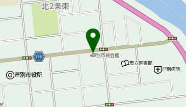 市民会館・青年センターの地図画像