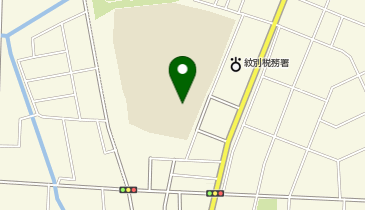 紋別中学校の地図画像