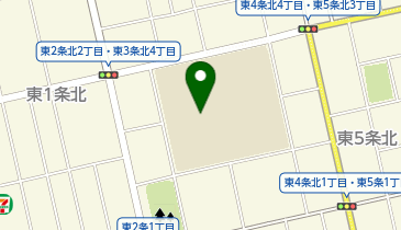 士別小学校の地図画像