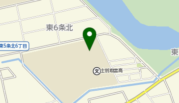 士別翔雲高等学校の地図画像