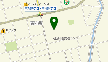 勤労者センターの地図画像