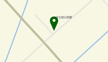 中士別自治会館の地図画像