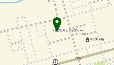 あさひサンライズホールの地図画像